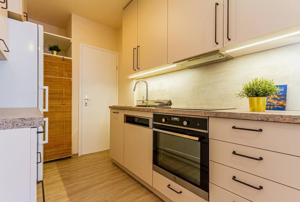 Roomy Apartment 80Sqm At City Center Free Parking Space, Ac & Balcony Budapest Bagian luar foto